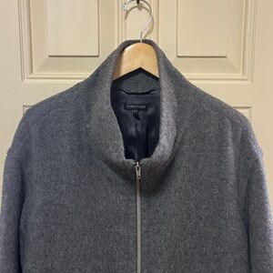Never worn Eileen Fisher gray alpaca coat